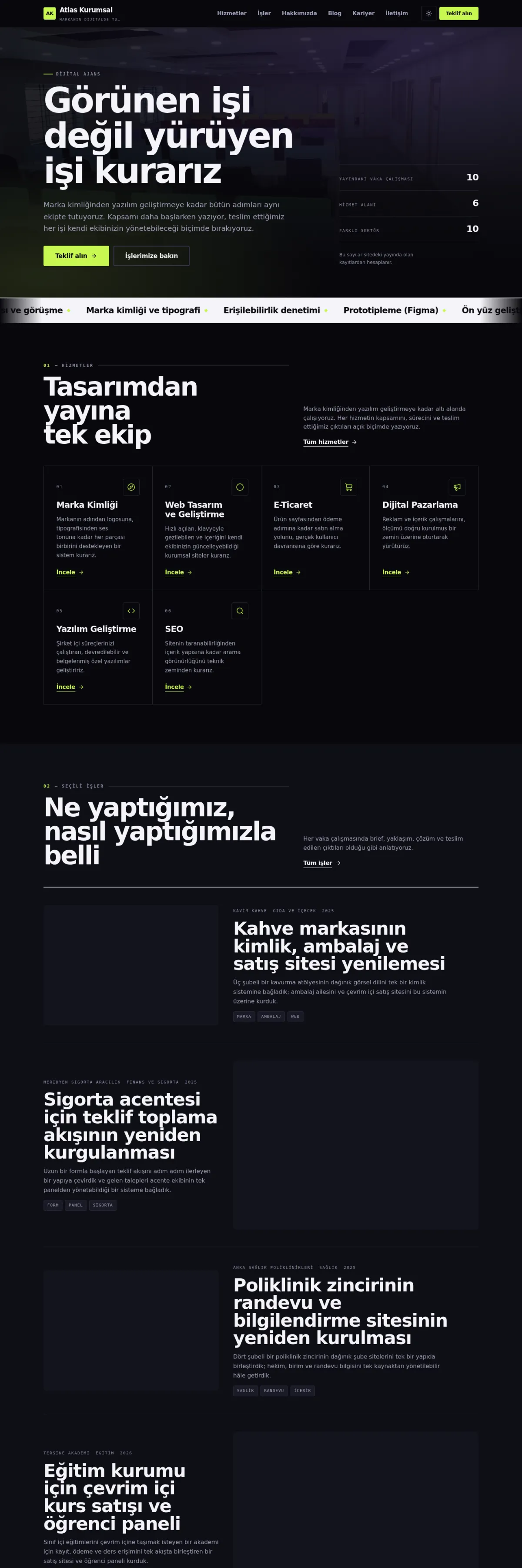 Masaüstü görünüm